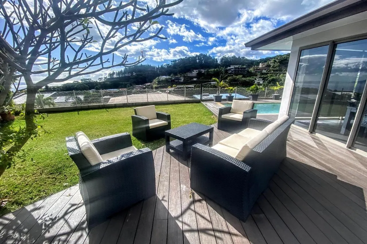 Villa Tiki Wonderfull Sea View Punaauia  0*, Punaauia (Tahiti)